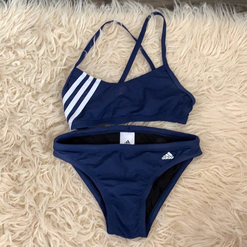 Blue adidas sports bikini